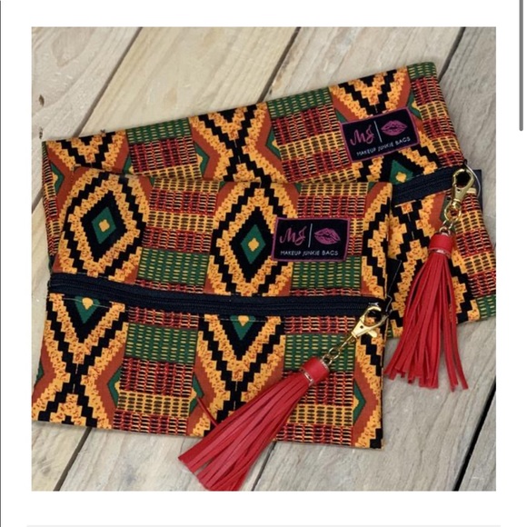 Makeup Junkie Bag Small “Jamaican Me Crazy” Print - Picture 3 of 9